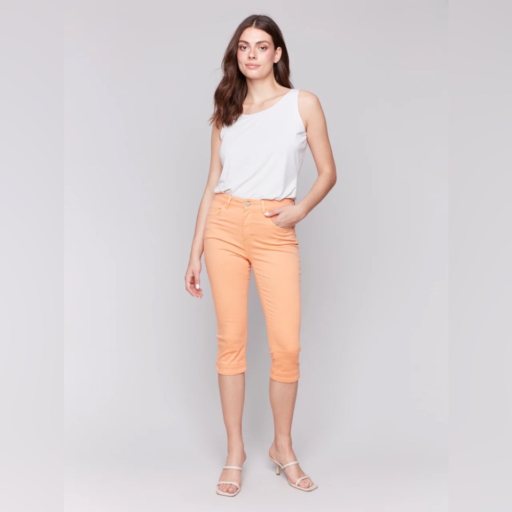 Charlie Paige Peach Capris